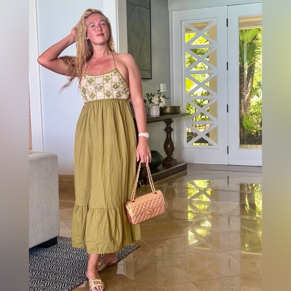 ZARA BLOGGERS’ FAVORITE MIXED BEADED CROCHET DRESS